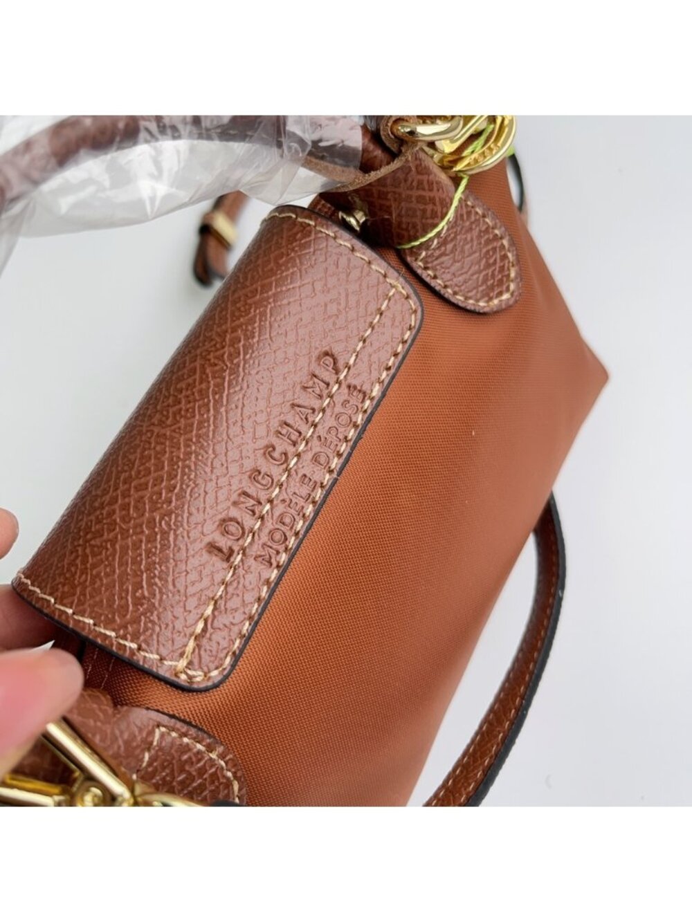 🍒Longchamp Brown Mini Crossbody Bag - Picture 7 of 7
